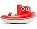 Kid O Floating Tug Boat Toddler Bath Toy - Red