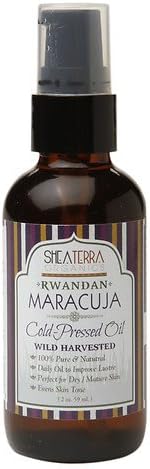 Shea Terra Organics Rwandan Maracuja Oil, Cold Pressed 2 fl oz (Pack of 1)