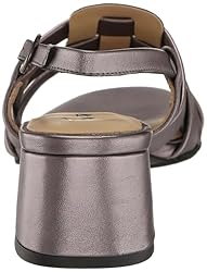 Trotters Women's Luna Heeled Sandal, Pewter
