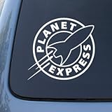 Crawford Graphix Planet Express - Futurama - Vinyl Decal Sticker 5.5