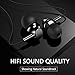 in Ear Earbuds, Nevoc Wired Earbuds Mini Headphones Stereo Sound Earphones with Microphone, 3.5mm Jack, Fit with iOS and Android (Black)thumb 1