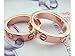 Fire Ants Love Ring-Rose Gold Lifetime Just Love You With(Size:5-10) (6)