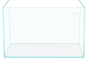 LYPHARD AQUARIUMS 15 Gallon Rimless Aquarium, Ultra Clear Glass Low Iron Rectangular Fish Tank L19.6×W13×H13.8 Inches Thickness 6mm with EVA Foam Mat Included