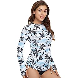 HISKYWIN Women's Long Sleeve UV Sun Protection Rash
