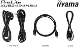 iiyama ProLite -B6 24 Inch Full HD IPS Monitor USB Hub view 13