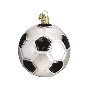 Old World Christmas Soccer Ball Glass Blown Ornament