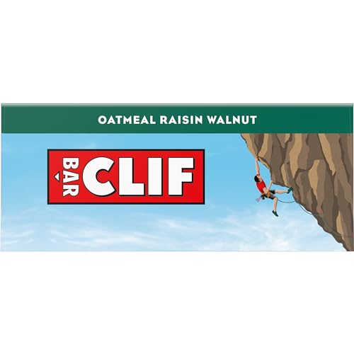 CLIF BAR – OATMEAL RAISIN WALNUT – MADE WITH ORGANIC OATS – ENERGY BARS – NON-GMO – PLANT BASED PROTEIN BARS (10 PACK)