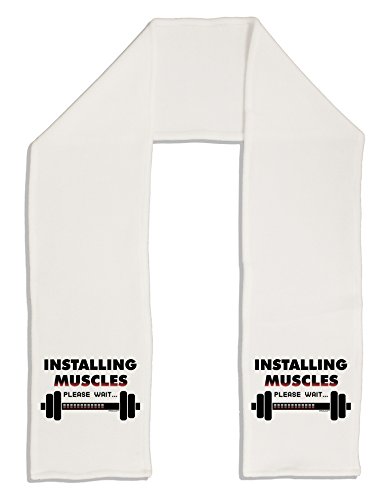 TooLoud Installing Muscles Adult Fleece 64" Scarf