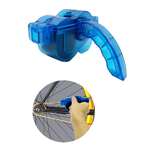 image for LiXiongBao Bicycle Chain Cleaner Bike Chain Blue Scrubber Motorcycle C