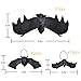 ANPHSIN 18 Pieces Halloween Hanging Bats Decor with Spooky Realistic Looking