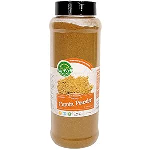 Ground Cumin Powder | 16 oz - 453 g Reseable Bag, Bulk | Gluten Free | Ground Cumin | Extra Grade Cumin Seasoning | Middle Eastern Spices | by Eat Well Premium Foods