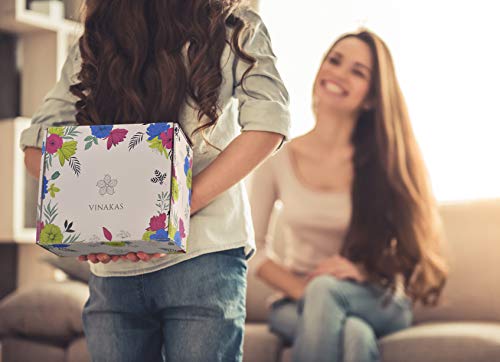 Birthday Gift Baskets for Women - Includes Journal for Women, Ring Holders for Jewelry, Bubble Bath for Women, Warm Socks, and Womens Scarves for Wife, Friend, Aunt, Sister, Daughter - Thumbnail 2