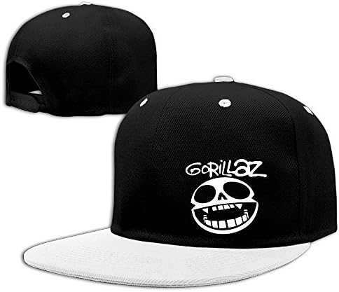 Gorillaz Band Damon Albarn Plastic Beach Big Brim Screen-Print Collectible Baseball Hat