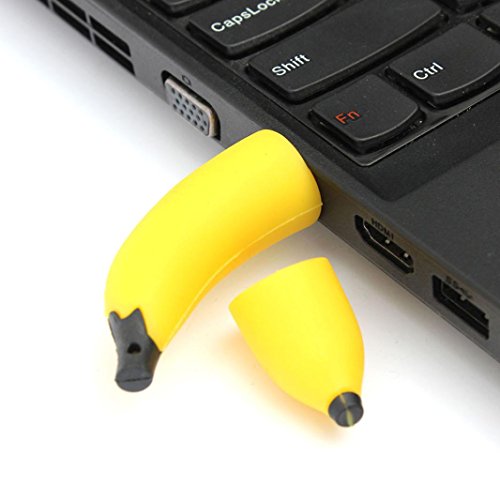 Voberry 32GB/16GB/8GB/4GB/2GB/1GB USB Memory Stick Flash Pen Drive Cartoon fruit (16GB, banana) - Thumbnail 3