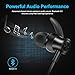 Letscom Bluetooth Headphones, Lightweight Wireless Earbuds with Magnetic Connection, IPX5 Water Resistant Bluetooth 5.0 Sports Earphones for Running, Built-in Mic, 8 Hrs Work Time