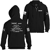 Grunt Style Mom Defined Women's Full-Zip Hoodie
