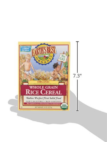 Earth's Best Organic Infant Cereal, Whole Grain Rice, 8 Oz  - Packaging May Vary - Thumbnail 6