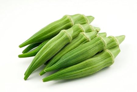 MaliaGarden Green Ladies Finger-Bhindi- Okra Hybrid Vegetable - 35 Seeds