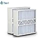 Tier1 Pleated Air Filter - 19x20x4-1/4 - MERV 8 Rated - Replacement for Bryant Air Conditioner/Furnace - Improves Air Quality - 2 Pack (Actual Size: 19 1/8 x 19 7/8 x 4 1/4)