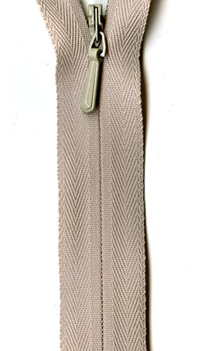 American & Efird Unique Invisible Zipper 18"-Natural