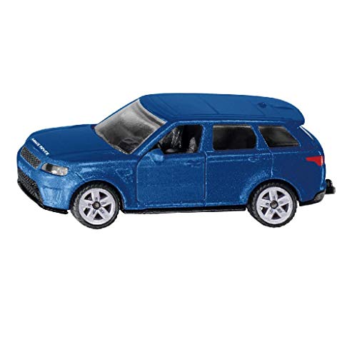 siku 1521, Range Rover, Metall/Kunststoff, Blau, Anhängerkupplung, Kombinierbar mit siku Modellen im gleichen Maßstab