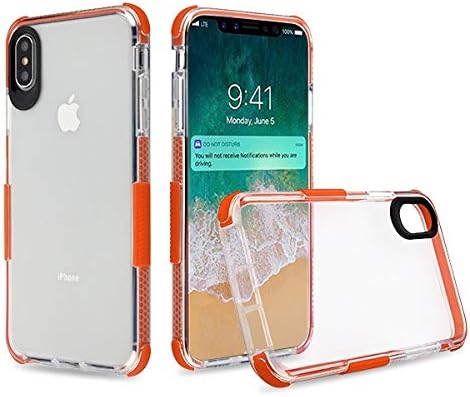 Amazon Com Transparent Clear Orange Bumper Claro Candy Skin Cover
