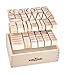 Solid Wooden building blocks for toddlers - kids blocks to spark creativity, imagination. 100 building blocks each wood block is made out natural Linden with hands. Invest in your children age 3-7