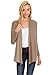 Open Front Cardigan Sweater for Women ,Khaki,Large