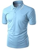 Xpril Men's Functional Coolmax Collar Short Sleeve POLO T-Shirt