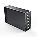 USB Charger, HiveNets 40W 8A 5-Port Power Adapter Desktop Hub Charging Station for iPhone 6S 6 Plus, iPad, Sumsung Galaxy, Nexus, HTC and More