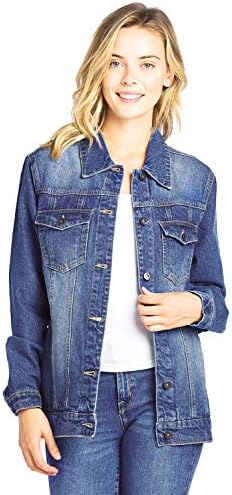 ICONICC Womens Denim Jean Jacket