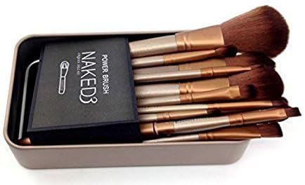 GLAMOUROUI® Urban Decay Cosmetic Makeup Brush Set with Storage Box, Set of 12