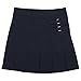 French Toast girls Adjustable Waist Two-tab Pleated-front Scooter Skirt, Navy, 12 US