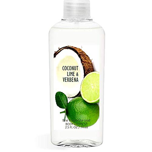 Coconut Lime & Verbena Perfume Fine Fragrance Mist by Sim Scents 2.5 Fl Oz 74 ml ~ Irresistible Fusion of Fresh Coconut, Juicy Lime, Invigorating Verbena & Luscious Vanilla