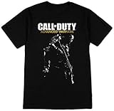 Call of Duty Advanced Warfare Logo & Gunman Men's Black T-Shirt