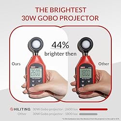 HILITING 30W LED Logo GOBO Projector 2400 Lumens