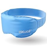 Eye Mask,Exwell Sleeping Mask With Strap for Hot/Cold Therapy,Reusable Gel Eye Mask for Reducing Puffiness,Dry eye,Fatigue,Bruises,Tension,Eyelid Glands,Itching