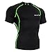 Baleaf Men's Short Sleeve Running Fitness Workout Compression Base Layer Shirt