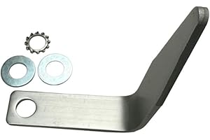 Zeluga 10-165 3/8in. L-Shaped Large Rafter Hook for Nail Guns with 3/8in. NPT Air Fitting with Teeth Washer and Flat Washers