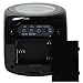 GPCT Projection Alarm Clock (Digital LCD Voice Talking Function, LED Wall/Ceiling Projection, Alarm/Snooze/Temperature Display, 12hr/24hr, Bedside Alarm Clock) - Black