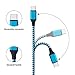 Zouxin HopePow Type C Charger Cable, 3-Pack 6ft Nylon Braided USB C Fast Charging Sync Cable to USB 2.0 for Samsung Galaxy S8, Google Pixel, LG G6 V20 G5, Nexus 6P 5X, HTC 10