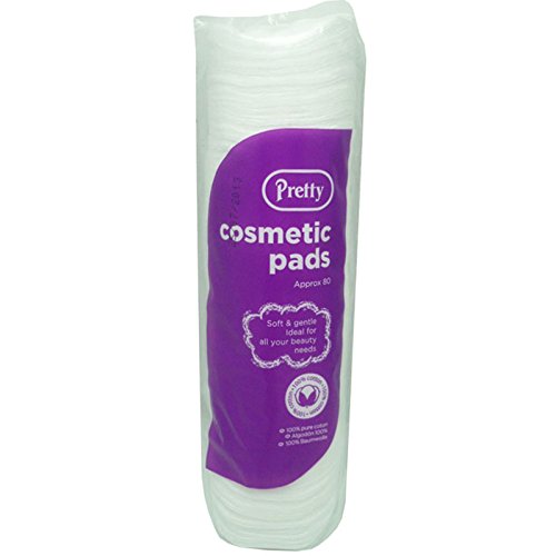 Pretty Pack Of 80 Pure Cotton Wool Pads (BOX 12)
