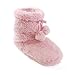 Womens/Ladies Fluffy Boot Slippers