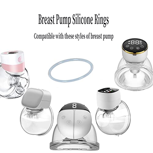 bliblo Wearable Breast Pump Silicone Rings 6pcs,Compatible with
