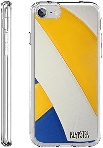 iPhone 7 Case Volley Ball Ball Teen Sports Transparent TPU Plastic Designer Case Cover For Teens Girls Women. Fits iPhone 7 7S [ KlypsterLite ]