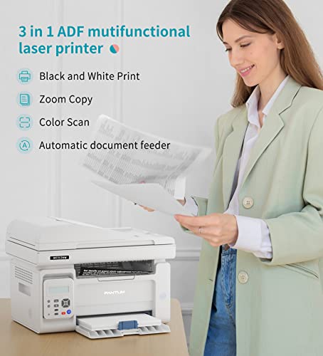 Pantum M6552NW All in One Laser Printer Scanner Copier with Auto ...