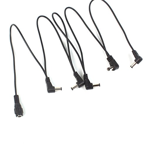 5 Way Daisy Chain Cable For Electric Guitar Effect Pedal Power Supply