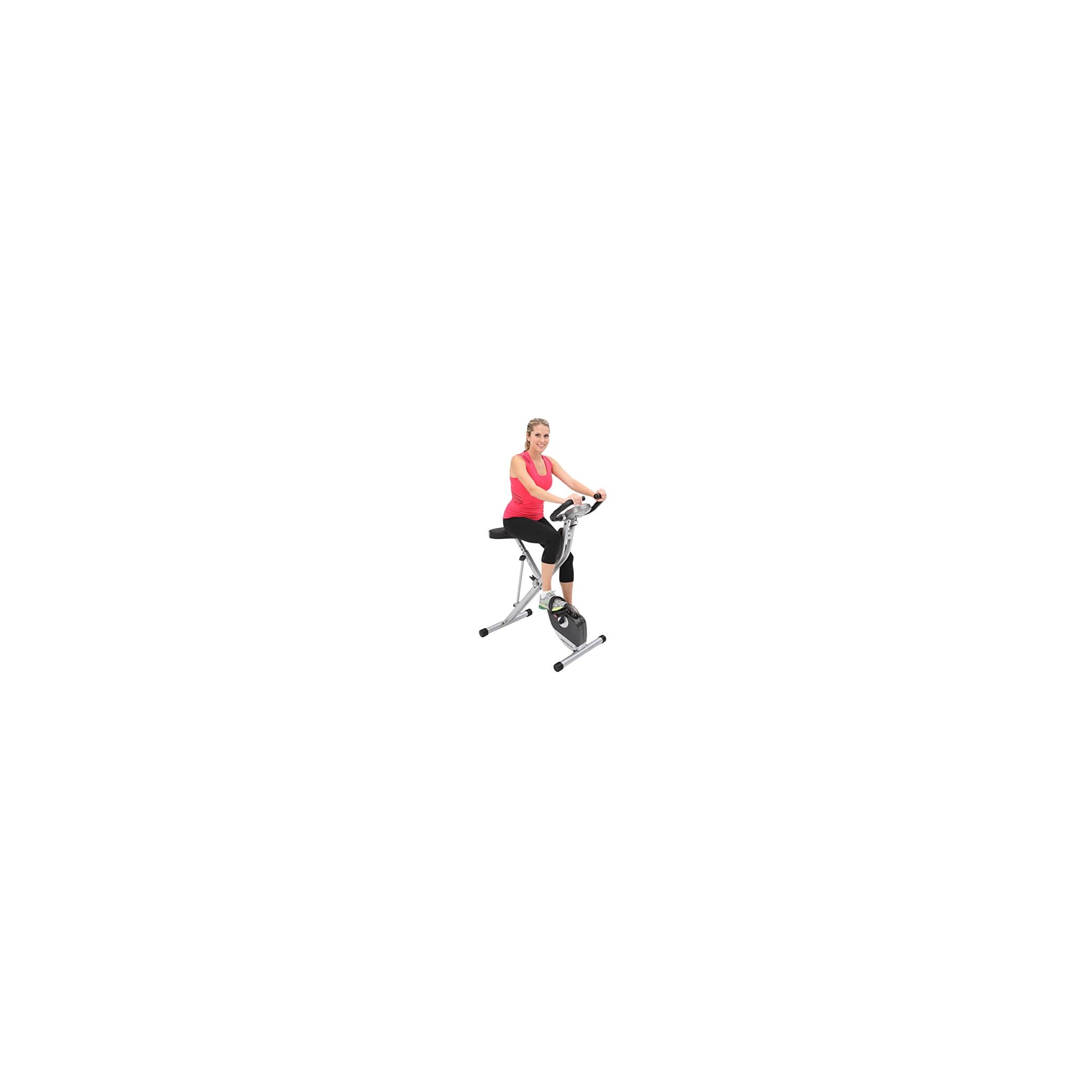 exerpeutic folding magnetic upright bike with pulse review