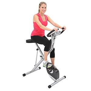 exerpeutic folding magnetic upright exercise bike review