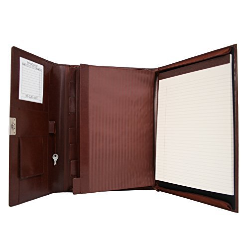 Royce Leather Royce Leather Aristo Padfolio File Organizer (British Tan)